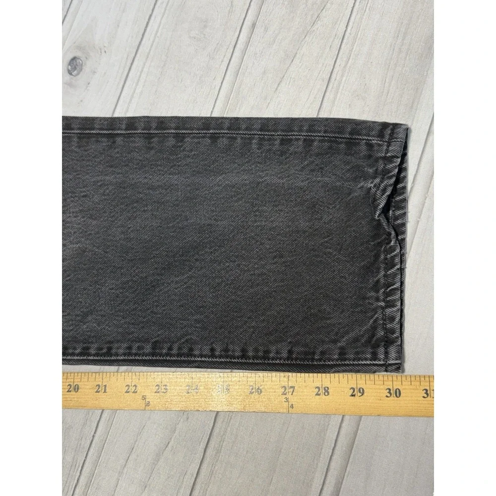 Levis 541 Jeans Mens 38x30 Black White Oak Cone Denim Selvedge Made in USA